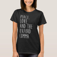 Paz Amor E A Gramática Oxford Comma English