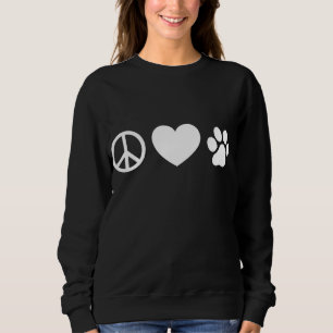 Camiseta Paz, Amor E Cães
