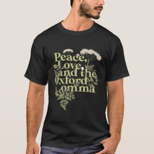 Camiseta Paz Amor E Coma Oxford