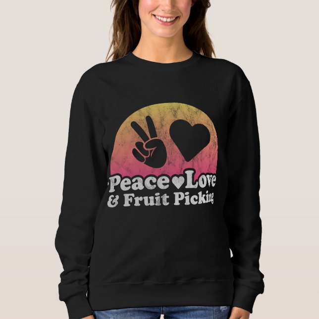 Camiseta Paz, amor e Fruta (Frente)