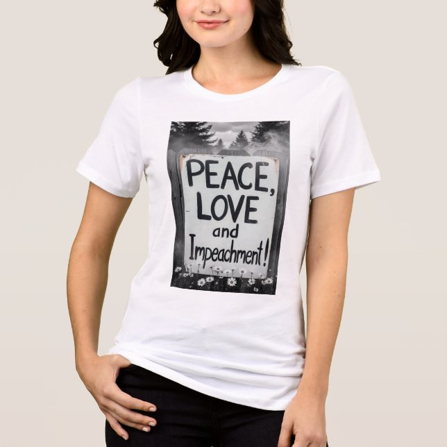 Camiseta Paz, Amor e Impedimento!  (Frente)