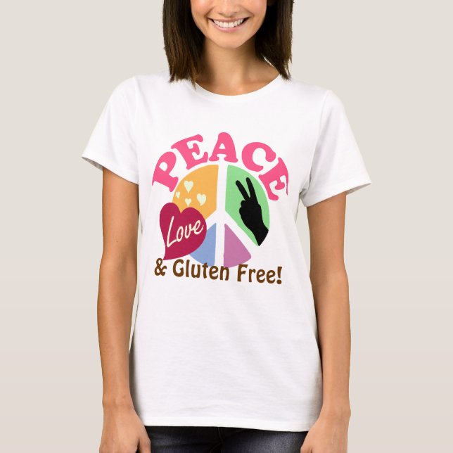 Camiseta Paz, amor e liberdade (Frente)