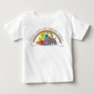 Camiseta Paz, Amor e Rua Sésamo