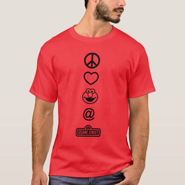 Camiseta Paz Amor Elmo (Frente)