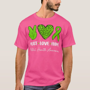 Camiseta Paz Amor Esperança Consciência Mental 5979