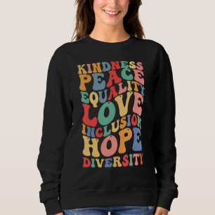 Camiseta Paz Amor Inclusão Igualdade Diversidade Direitos H