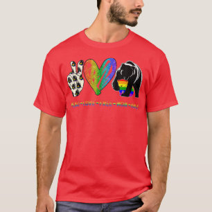 Camiseta Paz Amor Livre Mãe Abraça Urso Dia de as mães LGBT
