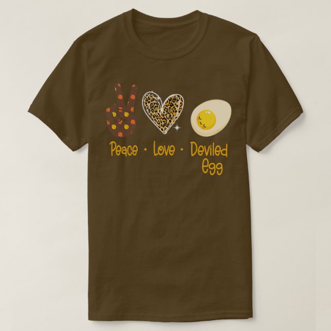 Camiseta Paz amor Ovo Devolvido (Frente do Design)