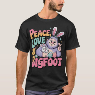 Camiseta Paz Amor Pé Grande Páscoa