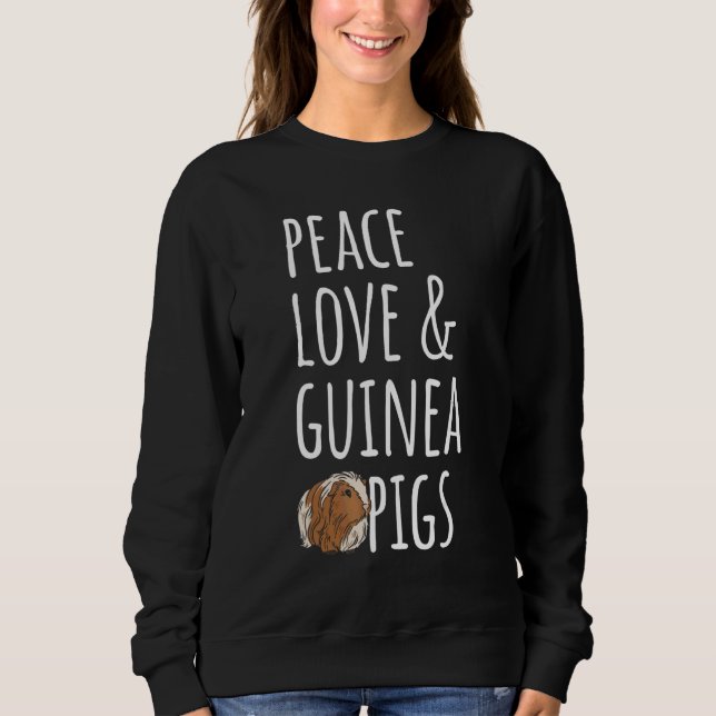 Camiseta Paz Amor & Porquinhos-da-índia (Frente)