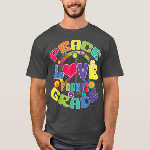 Camiseta Paz Amor Quarto Ano Volta à Sala de Aula T