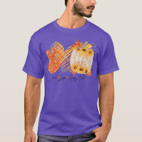 Paz Amor Queda Feliz Pumpkin Sunflower Vintage Au