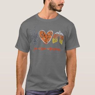 Camiseta Paz Amor Terapêutica Respiratória Figurino de Hall
