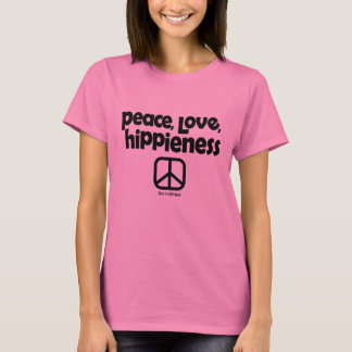 Camiseta Paz, Amor, Tie Tie Dye Pink