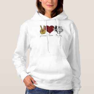 Camiseta Paz Amor Tigre Animal Face Tiger Lover