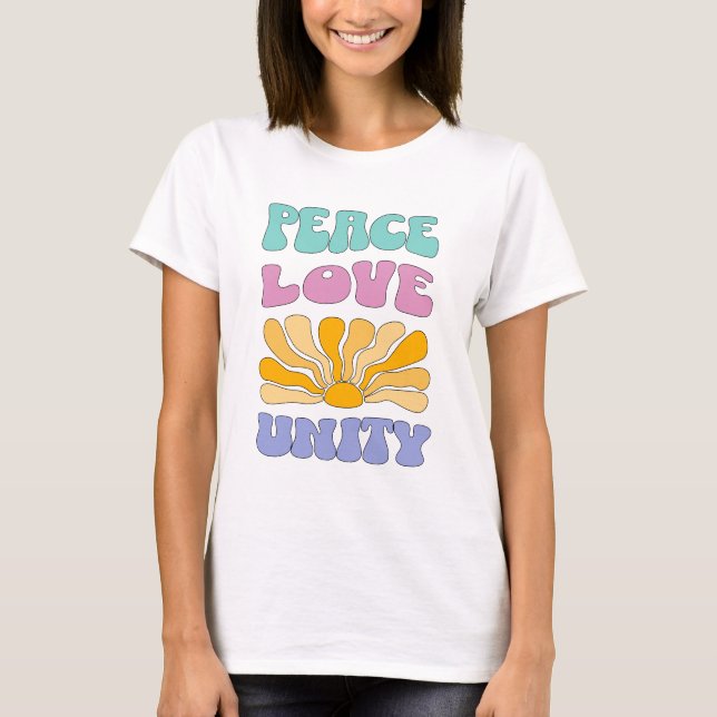 Camiseta Paz Amor Unidade (Frente)