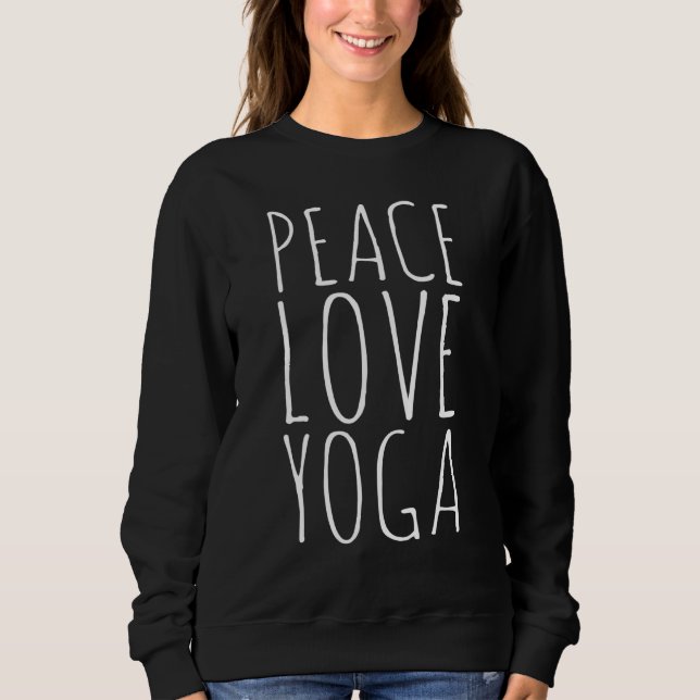 Camiseta Paz Amor Yoga Namaste Pride Vida Simples (Frente)