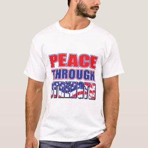 Camiseta Paz através da Força