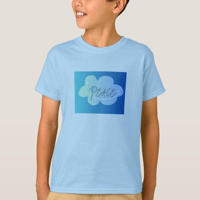 Camiseta "Paz" Borned.2 Design por kriyas Collection (Frente)