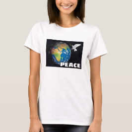 Camiseta Paz - Camisa-T mundial (leve)
