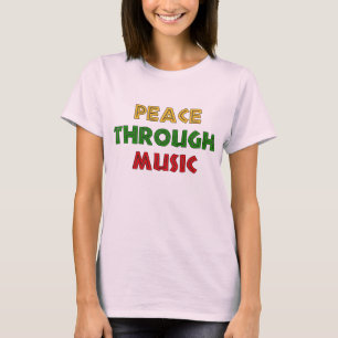 Camiseta Paz com a música