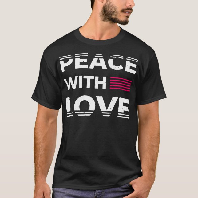 Camiseta Paz com amor (Frente)