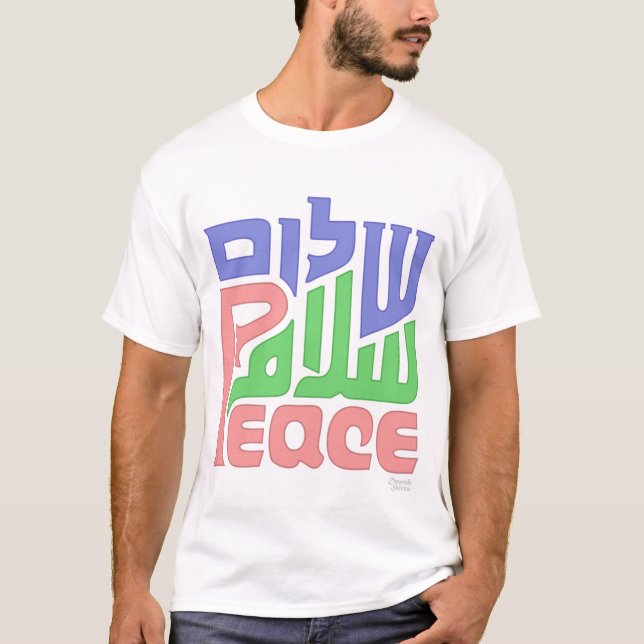 Camiseta Paz da vénia de Shalom (Frente)