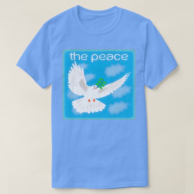 Camiseta paz do pombo (Frente do Design)