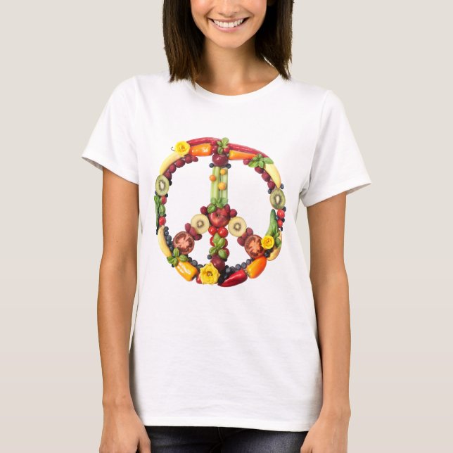 Camiseta Paz do Vegan (Frente)