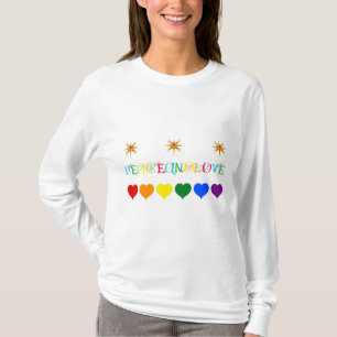 Camiseta Paz e Amor