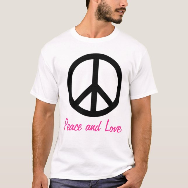CAMISETA PAZ E AMOR (Frente)