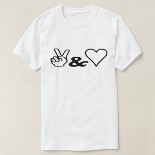 Camiseta Paz e Amor
