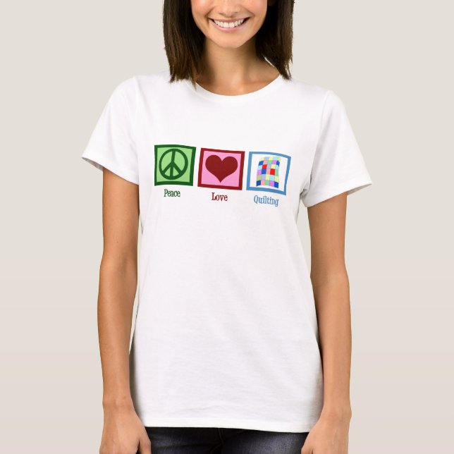 Camiseta Paz e amor cerceando as mulheres (Frente)