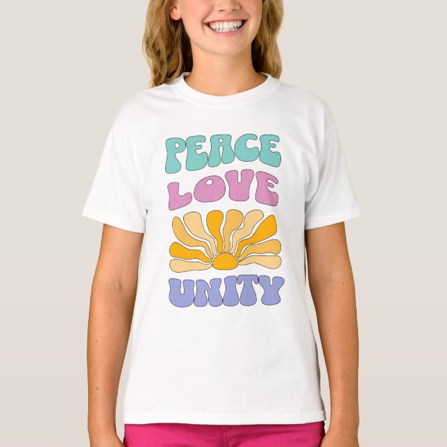 Camiseta Paz e Amor Unidade (Frente)