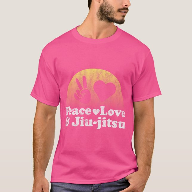 Camiseta Paz E Jiu-Jitsu (Frente)