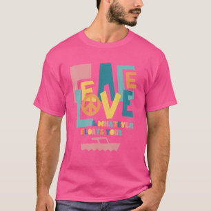 Camiseta Paz e o que quer que flutue no seu barco 1