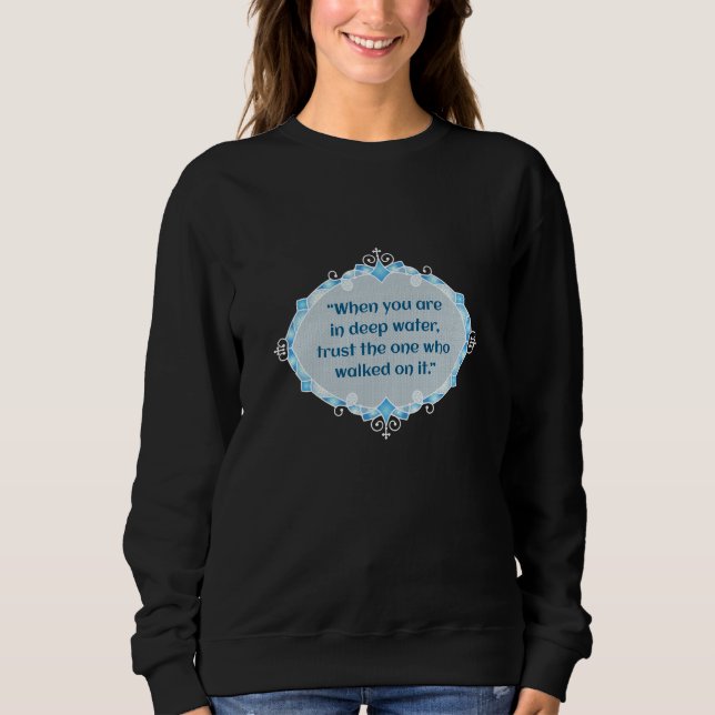 Camiseta Paz em águas profundas (Frente)