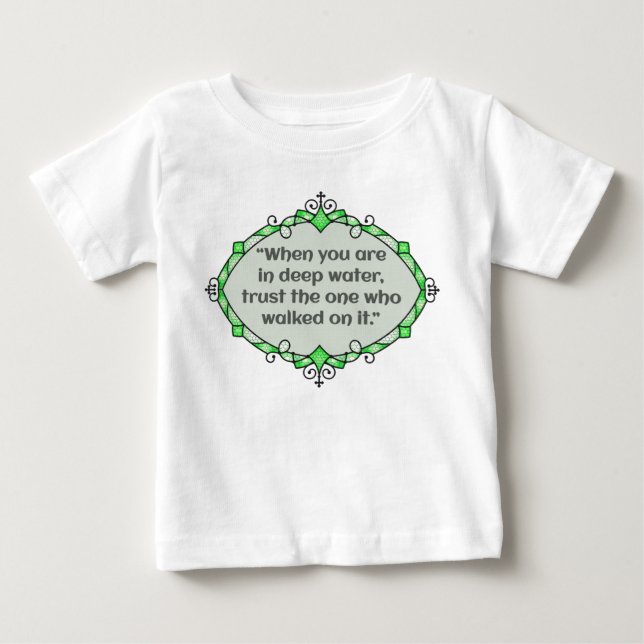 Camiseta Paz em águas profundas (Frente)