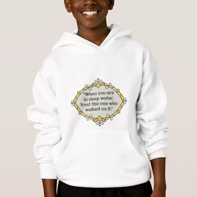 Camiseta Paz em águas profundas (Frente)