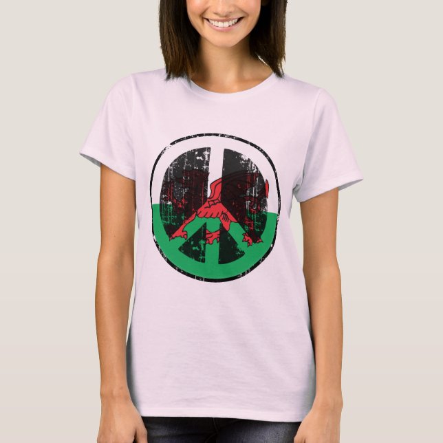 Camiseta Paz em Galês (Frente)