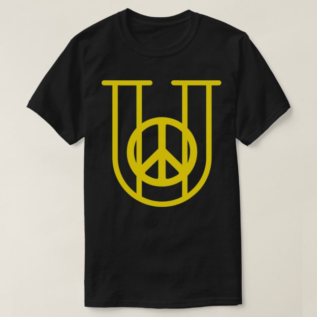 CAMISETA PAZ EM U REBUSTO (Frente do Design)