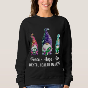 Camiseta Paz Esperança Ama Consciência Mental dos Gnomos