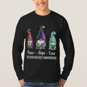 Camiseta Paz Esperança Ama Gnomos Sensibilização Gastropare