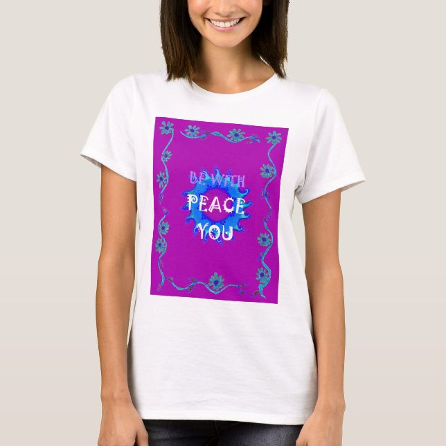 Camiseta Paz Esteja Com Você (Frente)