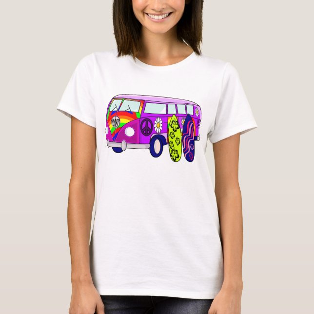 CAMISETA PAZ,HIPPIE (Frente)