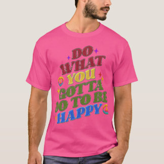 Camiseta Paz Hippie Feliz Encorajamento Positividade