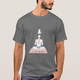 Camiseta Paz Interior, Gato Exterior