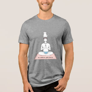 Camiseta Paz Interior, Gato Exterior