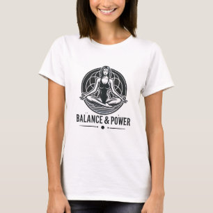 Camiseta Paz interna - Mulher Meditativa