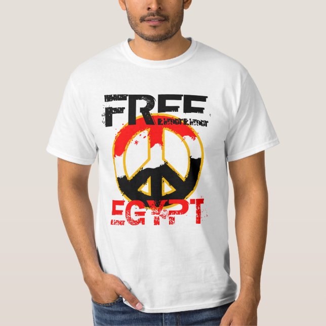 CAMISETA PAZ LIVRE DE EGIPTO (Frente)